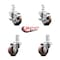 Service Caster 3 Inch High Temp Glass Filled Nylon 3/4 Inch Square Stem Caster Brakes SCC, 2PK SCC-SQ20S314-GFNSHT-TLB-34-2-S-2 - alternate 3